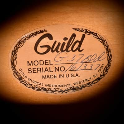 Guild G37 BLD Natural Blonde 1977 image 11