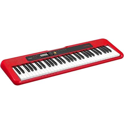 Casio CT-S200 Casiotone 61-Key Portable Keyboard - Red