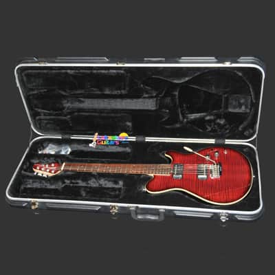 Ernie Ball Music Man 25th Anniversary- HH 2010 Red Burst image 13