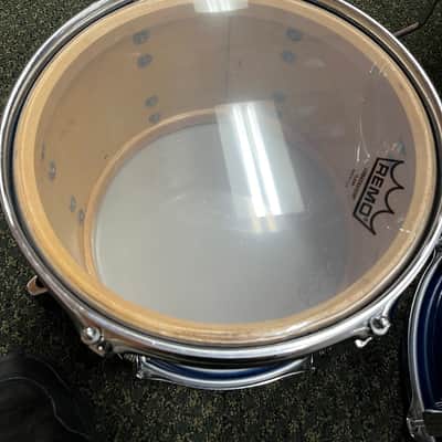 Ludwig 5pc Hollywood Outfit With Supra-phonic Snare - 8x12 / 9x13 / 16x16 / 14x22" Drum Set Keystone Badges 1966 - 1968 - Blue Sparkle / Vintage Hardware (SPEED KING, SPUR-LOK & More) image 12