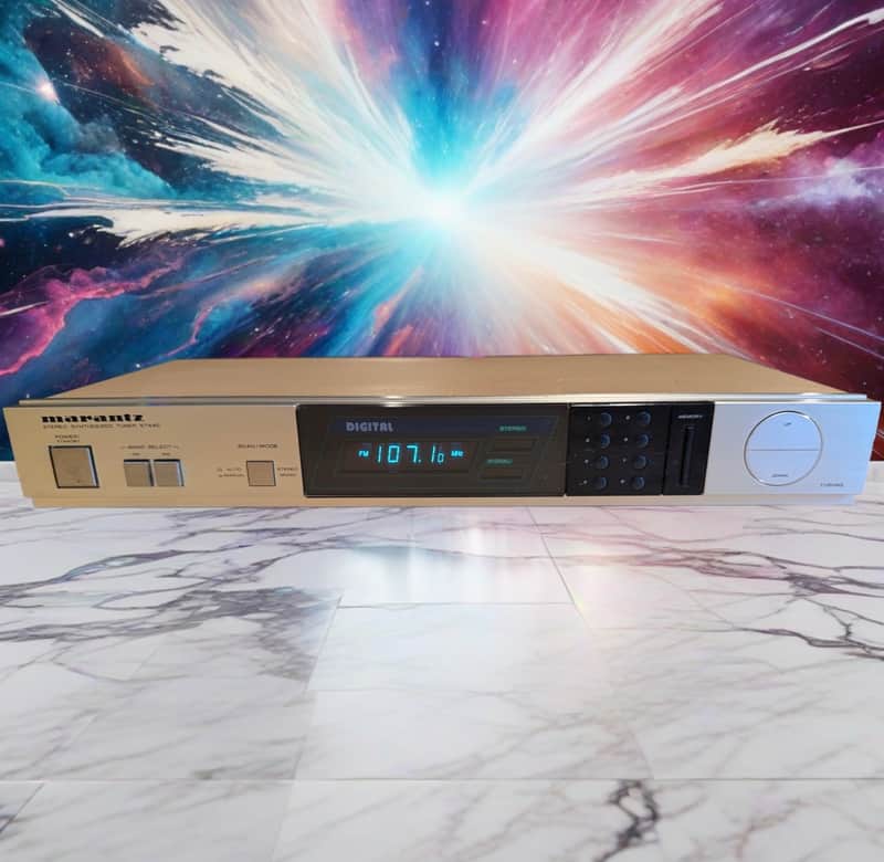 GOLD Marantz ST440 AM/FM Stereo Synthesised Tuner Digital Display Serviced RARE! image 1