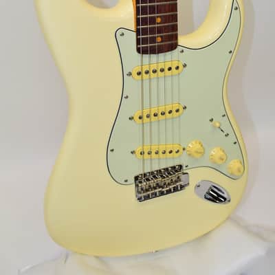 2023 Fender American Vintage II 1961 Stratocaster Electric Guitar, Rosewood Fingerboard, Olympic White w/ Case image 4