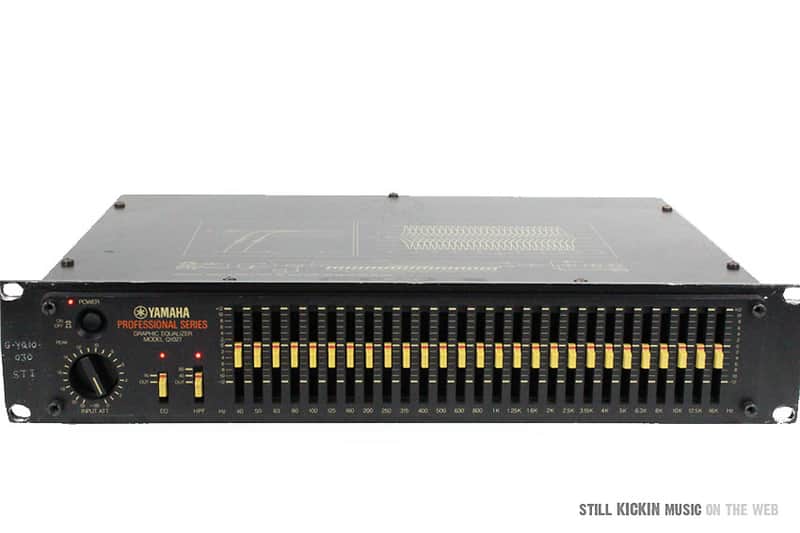 タイムセール プロフェッショナル EQ イコライザー ヤマハ Q1027 USED YAMAHA Q1027 Graphic Equalizer Model Professional Series