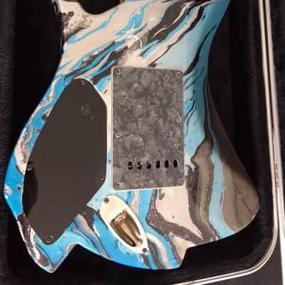 JEM Custom marble 1988 - Blue Marble Swirl RARE FIND! image 4