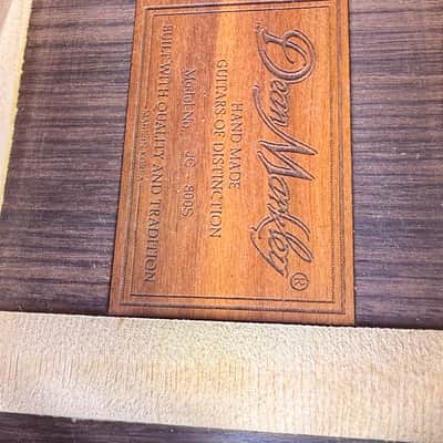 Dean Markley JC-800S Classical Guitar 4/4 6 String Natural Spruce Rosewood Ebony JC-800S 2010 - Natural Nitro image 3
