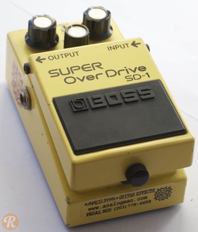 Boss SD-1 Super Overdrive w/ Analogman Mod image 2