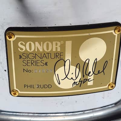 Sonor SSD 1405 PR Phil Rudd Signature 14x5" Brass Snare Drum 2009 - 2018 - Chrome-Plated image 2