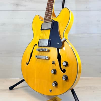 Jay Turser JT137DC Semi-Hollow Electric Guitar – Natural Finish – ES-Style Tone on a Budget image 7