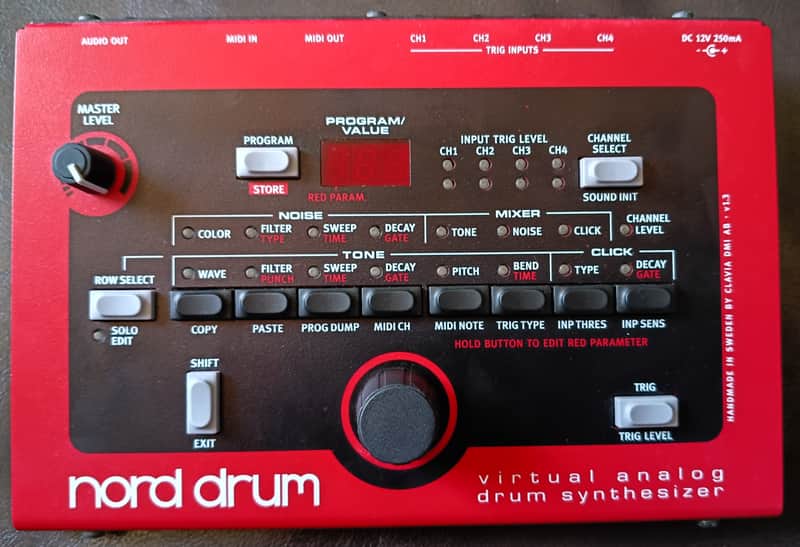 Nord Drum 1 boxed with manual, PSU and mount image 1