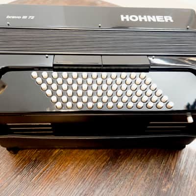Hohner Bravo III 72 Accordion 2010s - Black image 7