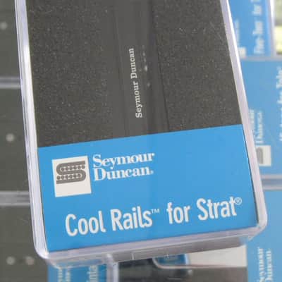 Seymour Duncan Cool Rails for Strat Neck Middle Black SCR-1n image 1