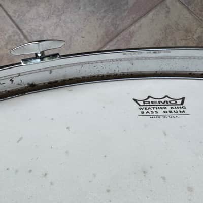 Vintage 1980s Slingerland Spirit-1000 Niles USA 22x14 Bass Drum image 11