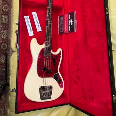 Fender Mustang Bass 1966 Olympic White image 13