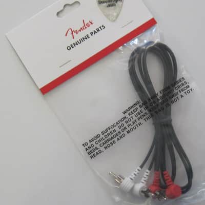 Fender Amp Reverb Cables 48” Right Angle 0056931049 image 2