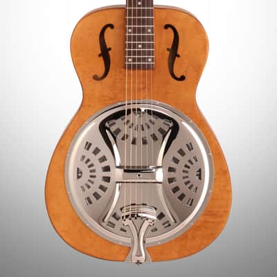 Epiphone Dobro Hound Dog Roundneck Resonator Guitar, Vintage Brown image 1