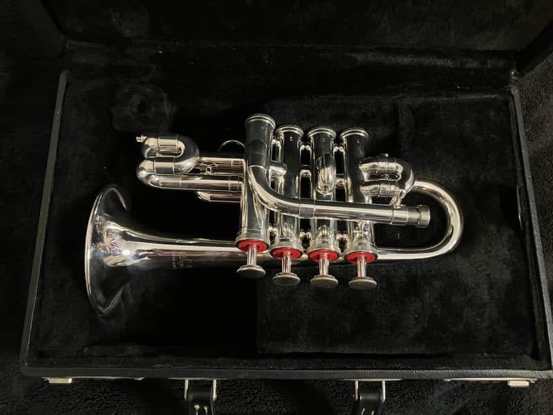 MINT DEG Signature 2000 Piccolo Trumpet - Silver Plate image 1
