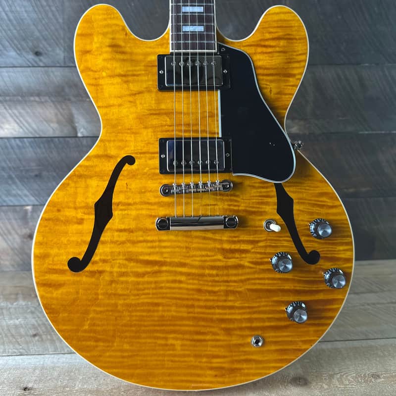 Gibson ES-335 Figured Top Semi Hollow- Honey Amber 211460342 image 1