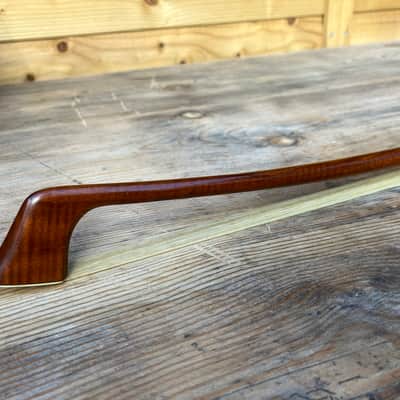 Double Bass French Bow - Rarer Flamed Pernambuco - Otto Spengler - Gawwjuss image 18