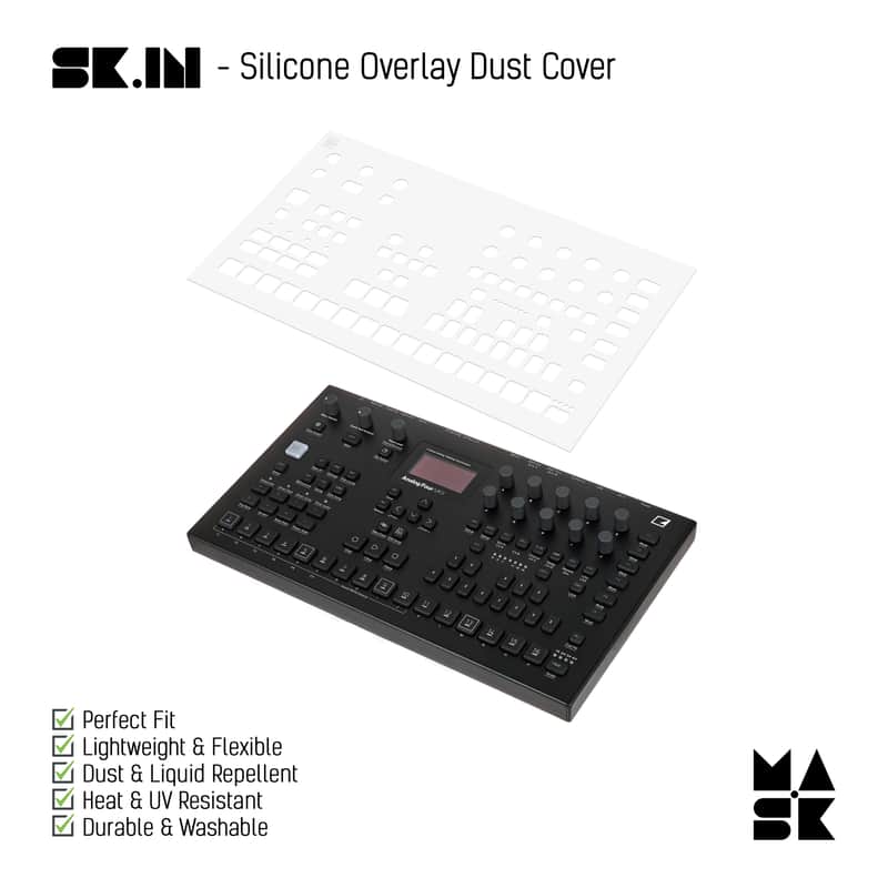 Silicone Overlay Dust Cover for Elektron Analog Four MKII image 1
