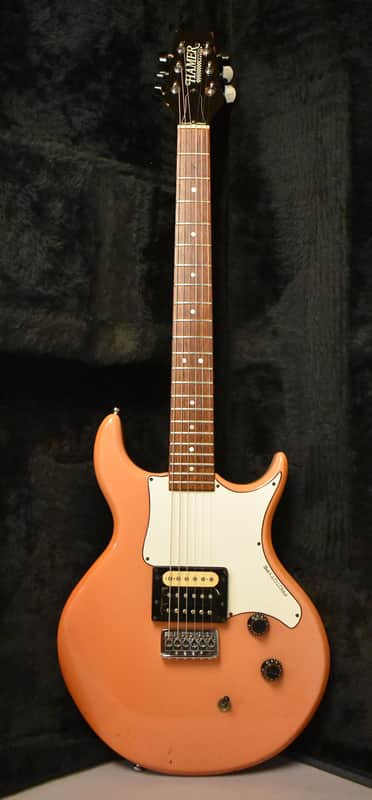 1982 Hamer USA Prototype Electric Guitar Faded Pink Finish w/OHSC image 1