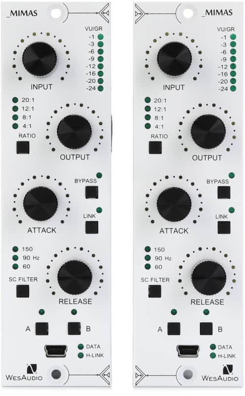 WesAudio _MIMAS Gemini Stereo Pair 500 Series Compressor image 1