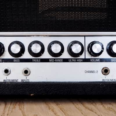 1971 Oliver B200 Duoflex Vintage Bass Amp Head 7027 Ampeg USA, Powerflex image 3