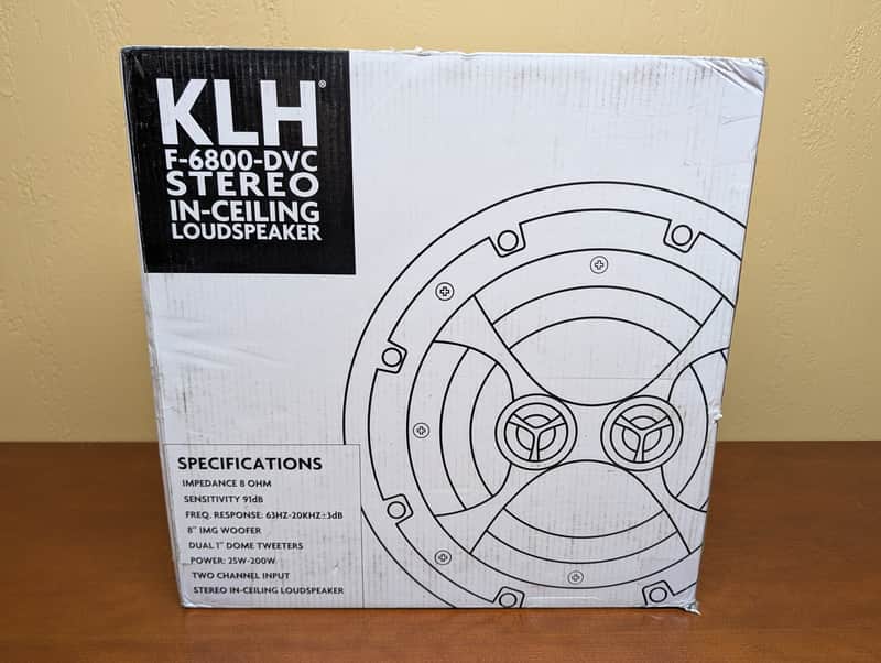 KLH Faraday F-6800-DVC 8" In-Ceiling Speaker — In Box (Each) image 1