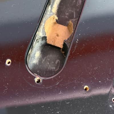 2010 Fender Telecaster Body MIM Black Finish image 10
