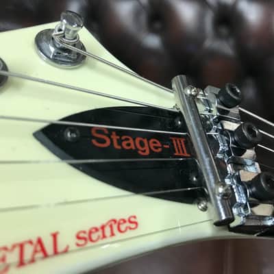 Aria Pro II Mega Metal Stage III in White (LH) 1980's MIJ image 15