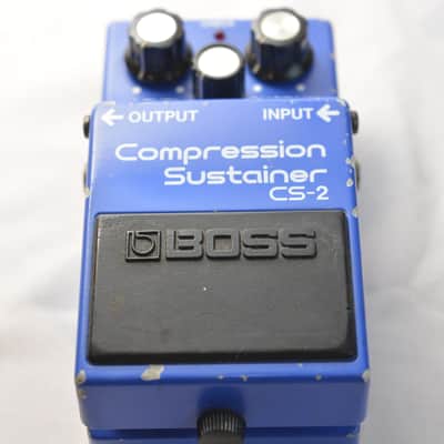 Boss CS-2 Compression Sustainer (Black Label) 1981 - 1989 - Blue Vintage Compressor Made in Japan image 3