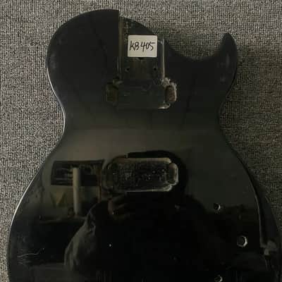 Black Glossy Finish Basswood Guitar Single Cut Body image 2