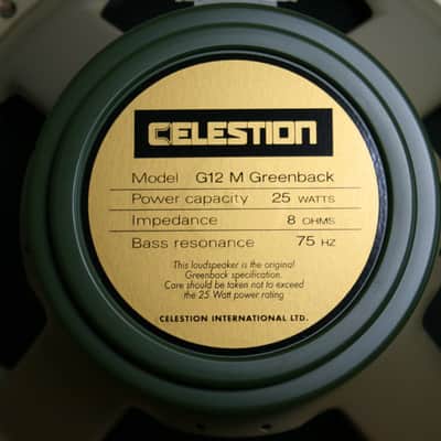 Celestion G12M Greenback 12-inch 25-watt image 4