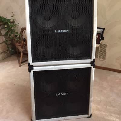 RARE 20th Anniversary WHITE Laney AOR 50 W Pro Tube Lead Full Stack #068 image 1