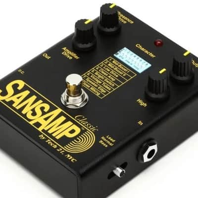 Tech 21 SansAmp Classic Tube Amp Emulator Electric Guitar Effect Pedal image 4