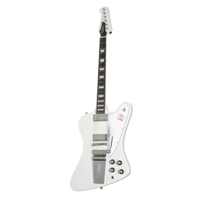 Epiphone 1963 Firebird V Maestro Vibrola Reissue Polaris White - Electric Guitar image 7