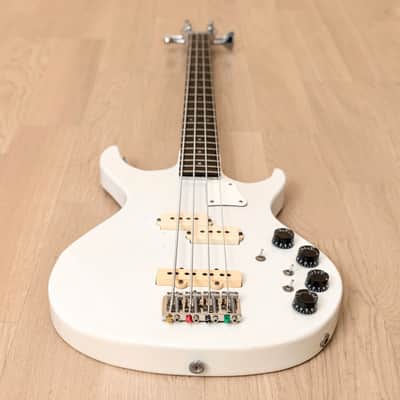 1981 Kramer DMZ 5000 Vintage Aluminum Neck PJ Bass, White image 10