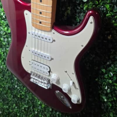 2003 Fender Standard Stratocaster HSS - Midnight Wine image 3