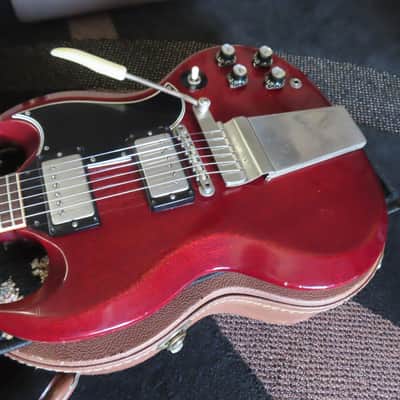GIBSON LES PAUL SG 1963 CHERRY ORIGINAL MAESTRO CLEAN! image 24