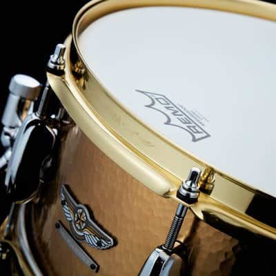 Tama TBRS1455H STAR Reserve Hand Hammered Brass Snare Drum 14 image 13