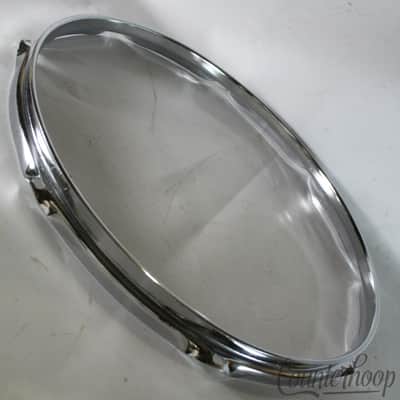 Ludwig 15"8-Lug Tom/Snare Drum Resonant/Batter Rim/Hoop Triple-Flange Chrome USA image 1