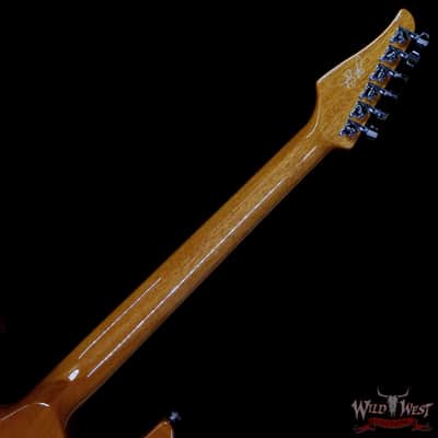 Suhr Custom Set Neck Modern HSH Flame Maple Top Mahogany Body & Neck Blower Switch 24 Stainless Steel Jumbo Frets Trans Purple 6.95 LBS image 5