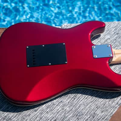Fender AST Aerodyne Stratocaster - Old Candy Apple Red w Matching HS - Made in Japan - Pro Set-Up w Perfect Frets/Action/Intonation! image 7