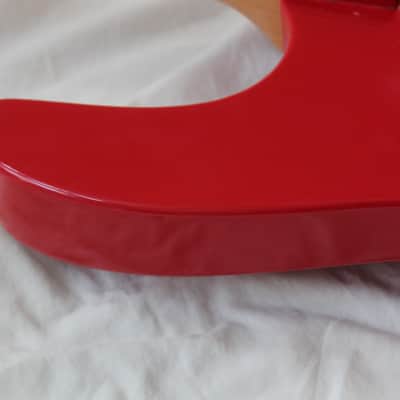 1986 Hamer USA Chaparral Electric Guitar - Red Finish - Rare Mini Toggle Pickup Selectors image 6