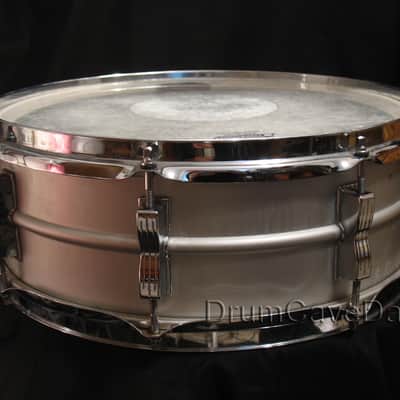 VINTAGE 1970s LUDWIG LM404 5X14" ACROLITE SNARE DRUM, DEMO VIDEO, ALL OEM! image 3