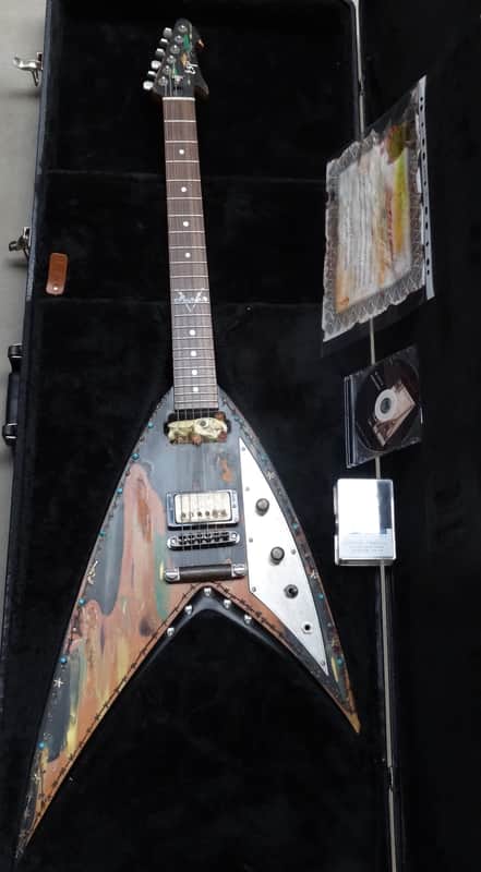 ESP Super V George Lynch Mr. Scary Desert Rose 2009 Limited Run of 3 Handbuilt by George Lynch! image 1