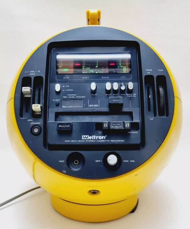 ギター Space Ball Weltron 2004 Space Ball Retro Radio Stereo Cassette Recorder | Reverb