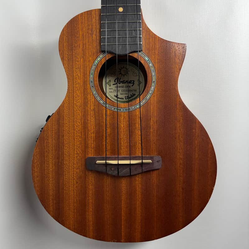 Ibanez Electric / Acoustic Concert Cutaway Ukulele with Enya Soft Case image 1