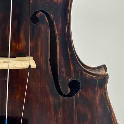 Old Violin Labeled “Aegidius Kloz 1739” 4/4 Klotz image 13