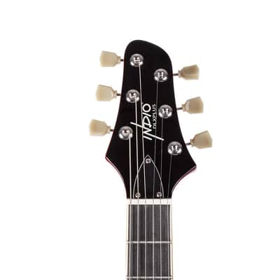 Like new Indio 66 DLX Plus Electric Guitar with Mahogany Bound Body, 2x Humbuckers with Gig Bag image 6