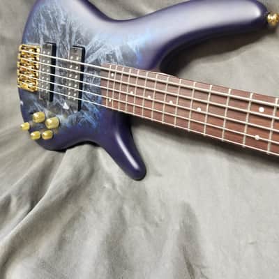 Ibanez SR305EDX-CZM Standard Soundgear Cosmic Blue Frozen Matte image 1